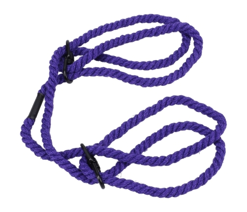 Restrain - 6mm Hemp Wrist or Ankle Cuffs - Purple