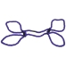 Restrain - 6mm Hemp Wrist or Ankle Cuffs - Purple