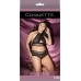 Fishnet Halter Top and Booty Shorts - Plus Size
