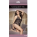 Transparent Crossless Lace Teddy - Plus Size