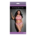 Crop Top and Shorts with Lip Print - Plus Size
