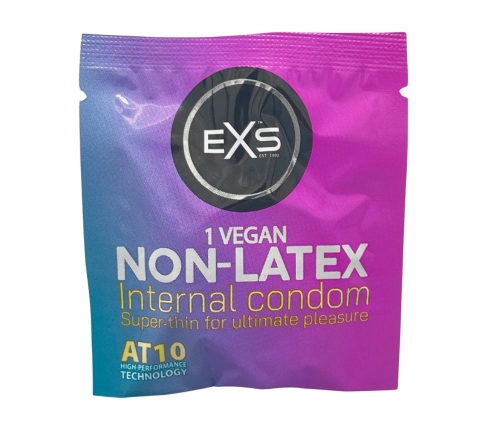 EXS Internal Non-Latex Barrier Condoms 25-Pack Ultra-Thin Hypoallergenic
