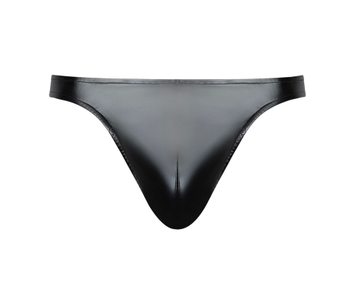 Male Power Liquid Onyx 2.0 Wetlook Jock Brief L/XL Black