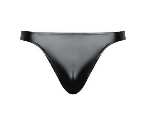 Male Power Liquid Onyx 2.0 Wetlook Jock Brief S/M Black