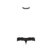 Choker Thong - S/M - Black