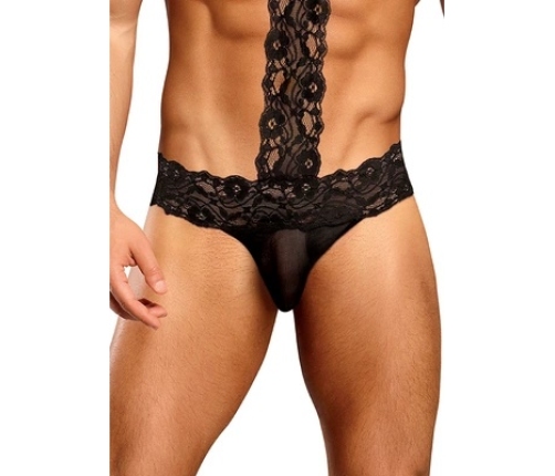 Choker Thong - S/M - Black