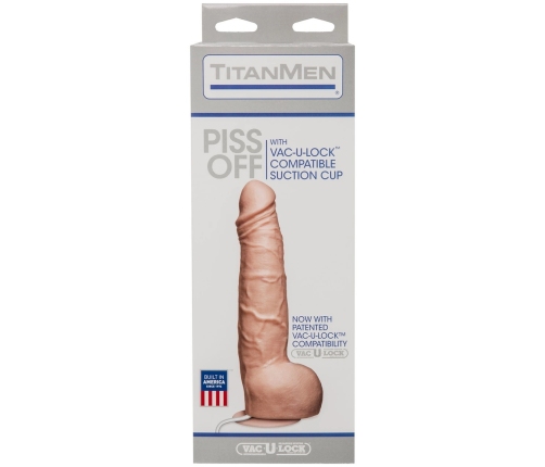 Doc Johnson Piss Off Squirting Model Vac-U-Lock 25cm Beige