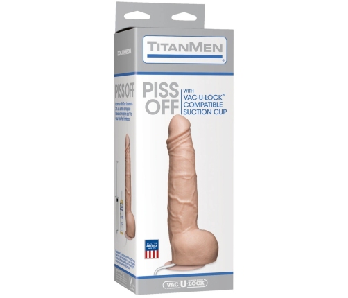 Doc Johnson Piss Off Squirting Model Vac-U-Lock 25cm Beige