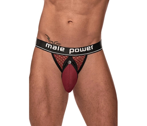 Cock Ring Jock - L/XL - Burgundy