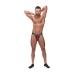 Male Power Jock L/XL Burgundy - Intimate Support System with Black Ring