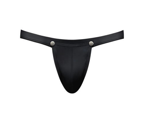 Male Power Oh Snap! Tearaway Jockstrap S/M Matte Black Rubberized Finish