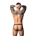 Male Power Oh Snap! Tearaway Jockstrap S/M Matte Black Rubberized Finish