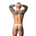 Male Power Soo Cumfy Jock L/XL Marble White - Soft Modal Support