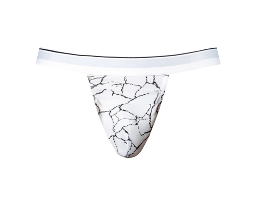 Male Power Soo Cumfy Jock S/M Marble White - Modal Comfort Underwear