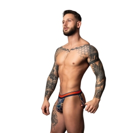 Male Power Soo Cumfy Jock L/XL Marble Marine - Modal Comfort Underwear