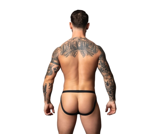 Male Power Hot Mesh Jockstrap L/XL Red-Black Comfort Fit
