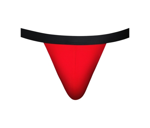 Male Power Hot Mesh Jockstrap L/XL Red-Black Comfort Fit