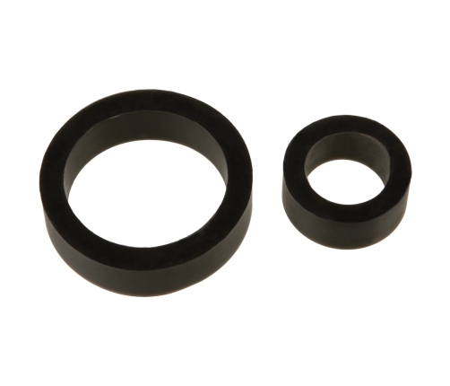 TitanMen Silicone Ring Set 2-Pack - Flexible Anatomical Design