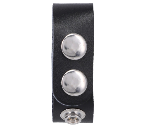 The Leather 3 Snap - Leather Cockring