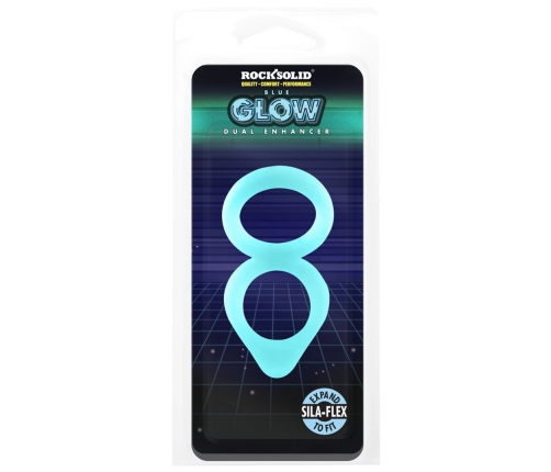 Rock Solid Dual Enhancer Silicone Double Support Ring Black