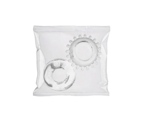 2 Pack C-Ring Set - Clambowl 50 Pieces - Clear