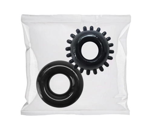 2 Pack C-Ring Set - Bulk Refill 50 Pieces - Black