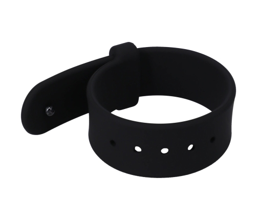 CalExotics The Belt Adjustable Silicone Comfort Ring Black