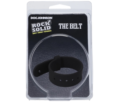 CalExotics The Belt Adjustable Silicone Comfort Ring Black