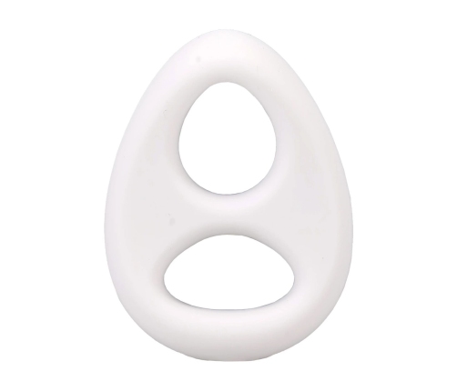 The Code Silicone Ring & Bandana Set White - Adjustable Comfort Duo