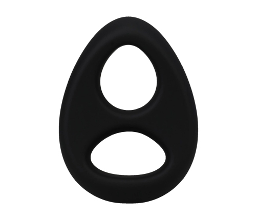 The Code Silicone Ring & Bandana Set Black - Two-Tone Design