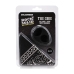 The Code Silicone Ring & Bandana Set Black - Two-Tone Design