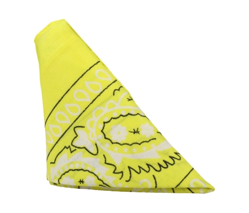 The Code Silicone Ring & Matching Bandana Set Yellow by Rock Solid