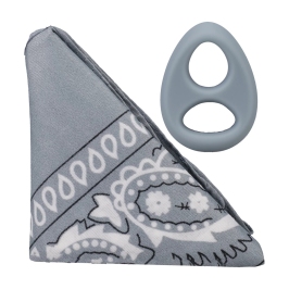 The Code Silicone Support Ring with Matching Grey Bandana Set The Code Silicone Support Ring with Matching Grey Bandana Set