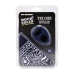The Code Navy Blue Silicone Ring & Bandana Set by Rock Solid