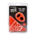 The Code Silicone Ring & Square Bandana Set Orange - Adjustable Comfort