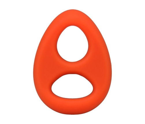 The Code Silicone Ring & Square Bandana Set Orange - Adjustable Comfort