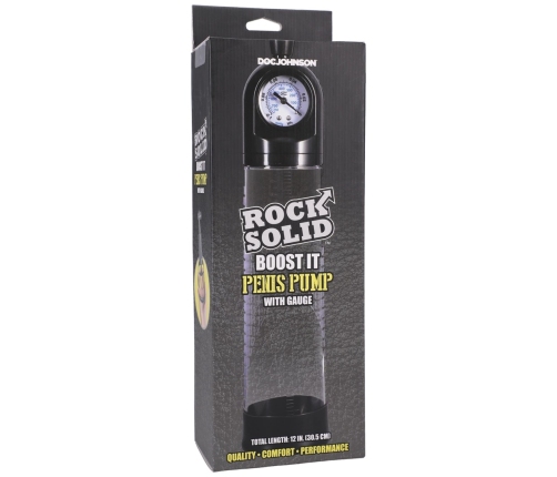 Boost It Penis Pump with Gauge