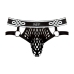 Male Power Jock Ring L/XL Black - Comfort Elastic System
