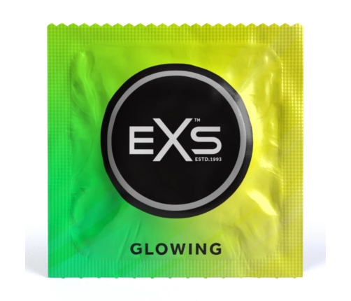 EXS Glow - Condoms - 3 Pieces