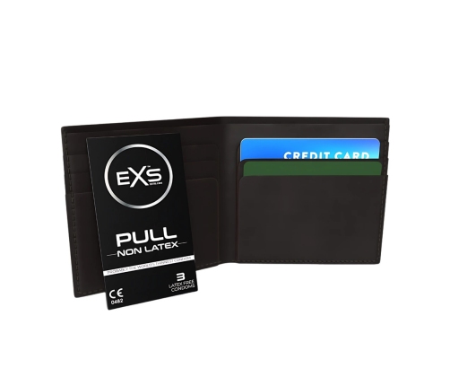 EXS Pull Non-Latex Condoms 3-Pack | Ultra-Thin Hypoallergenic Design