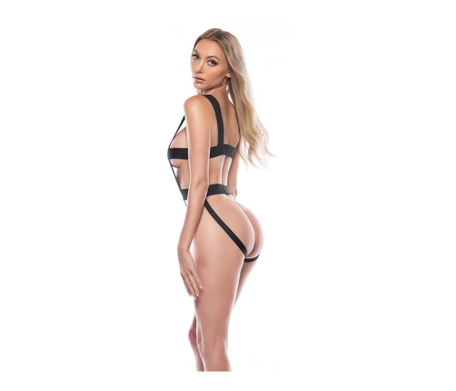 Just a Crush - Teddy Open Back - OS - Black