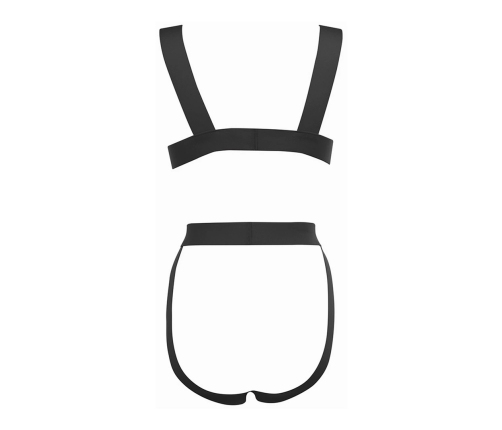 Just a Crush - Teddy Open Back - OS - Black