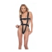 Just a Crush - Teddy Open Back - OS - Black