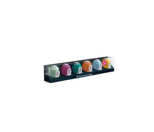 Masturbator Eggs Set - Various - 6 Pieces