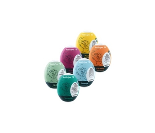 Masturbator Eggs Set - Various - 6 Pieces