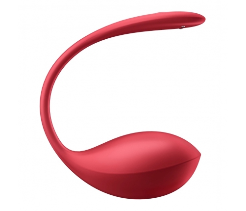 Satisfyer Shiny Petal Connect App Red - Wearable Vibrating System, IPX7