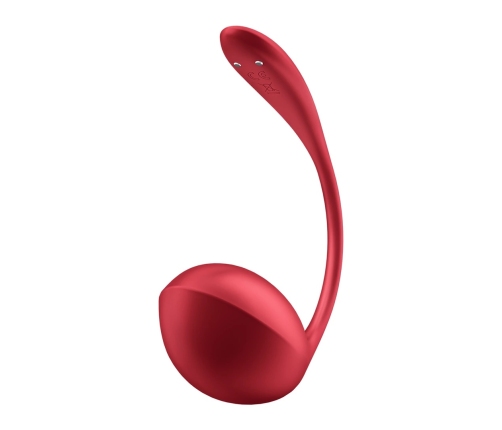 Satisfyer Shiny Petal Connect App Red - Wearable Vibrating System, IPX7
