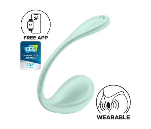 Smooth Petal Connect App - Wearable Couple Vibrator - Mint