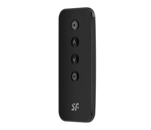 Ribbed Petal Connect App - Wearable Couple Vibrator - Black