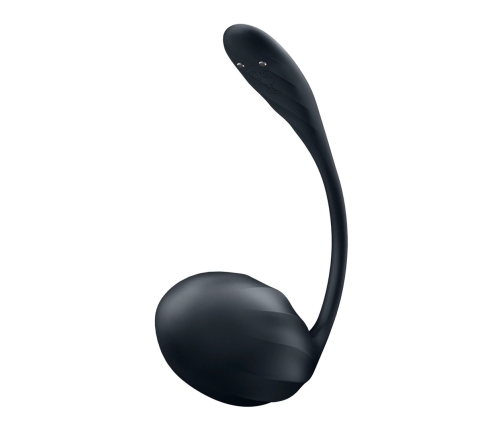 Ribbed Petal Connect App - Wearable Couple Vibrator - Black